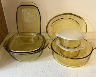 Lot 112 | Yellow Glass Mexican Bakeware
