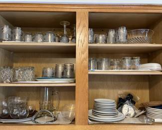 Lot 102 | Large Lot of Vintage Glasses Bar Ware
