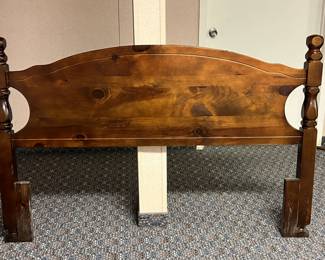 Lot 24 | Queen Size Wood Headboard
