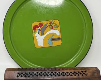 Lot 142 | Peter Max Ernest Sohn Vintage Bar Tray Incense
