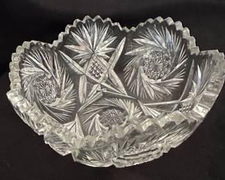 Brilliant Period cut crystal circa 1880