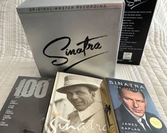 Sinatra Master Recording Vinyl Set & various books.