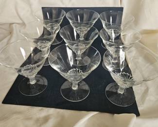 Mid-Century Dessert Glassware - 1957 B. Altman's