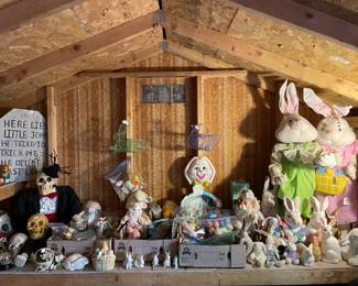 Easter, Halloween decor