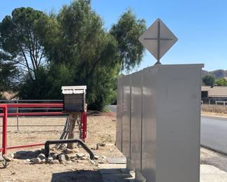 "BANK OF MAIL BOXES & RED FENCING" YOUR ALMOST THERE!!