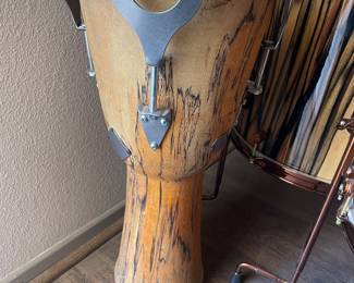 TRIBAL DRUM EUCALYPTUS WOOD?