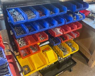 Tons of aluminum drum accent pieces, misc. hardware & more!