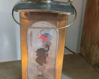 Vintage musical decanter