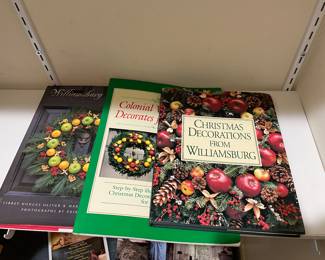 A lot of Colonial Williamsburg items throughout the house