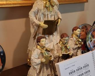 Paper Mache' carolers