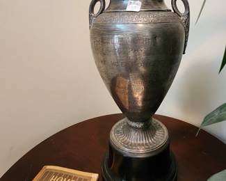 1930s Loving Cup award, engraved, huge