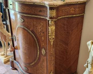 Louis XV style console cabinet