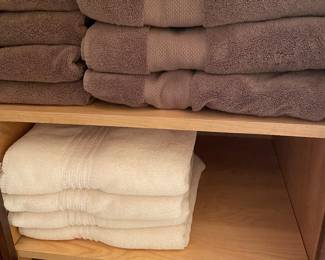 Pottery Barn and Frontgate bath and hand towels