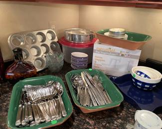 Flatware, muffin tins, bakeware and more!