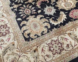 Large area rug (11' 8" x 8' 6") by Ethan Allen - wool face with trim - excellent condition.