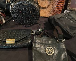 Michael Kors black cross-body back and Brahmin purses