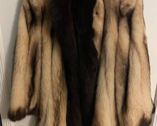 Sable and mink car coat - size M