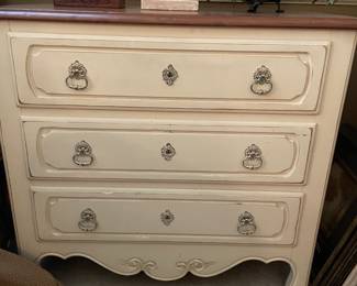 Another view of the nightstand/3-drawer dresser by Ethan Allen