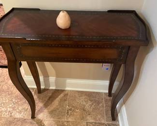 Side table with drawer and curved legs by Thomasville