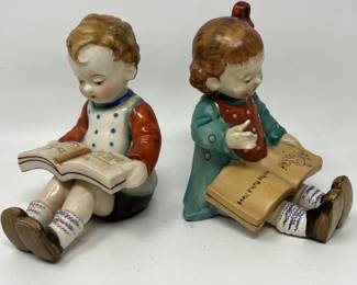 Lot 3 | Vintage Japanese Figural Bookends As Is