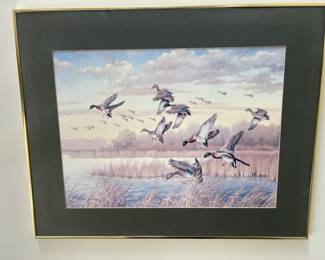 Lot 129 | Charles E Murphy Print Landing Mallard