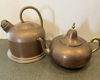 Lot 102 | Flashed Copper Tea Kettles