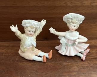 Lot 263 | Miniature Porcelain Figurines Boy & Girl