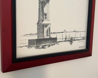 Lot 78 | Shadowboxes Lighthouses