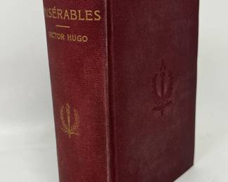 Lot 9 | Victor Hugo Les Miserables Mis Antiquarian Book