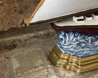 Lot 42 | Cast Iron Doorstop Sailboat Door Stop