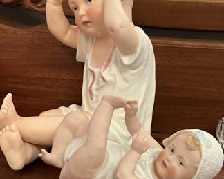 Lot 261 | Bisque Piano Babies Baby Figurine Doll