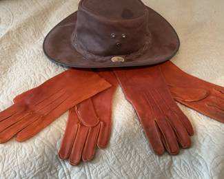 Lot 81 | Leather Gloves & Hat