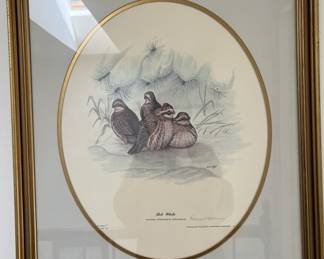 Lot 132 | ED Williams Framed Bob White Print