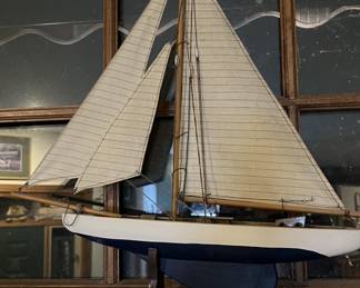 Lot 29 | Wooden Sailboat Ship Boat