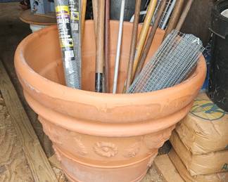 Large clay pot