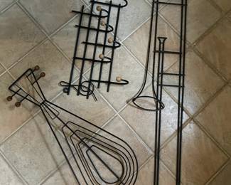 Collection of 1950s sculptural wire objects