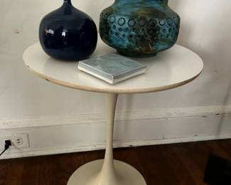 Assorted pottery and glass