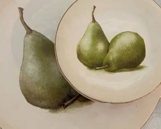 Platter and 4 dessert plates