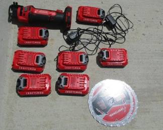 Craftsman Chargers, Cut Out Tool and 71/4 Saw Blade