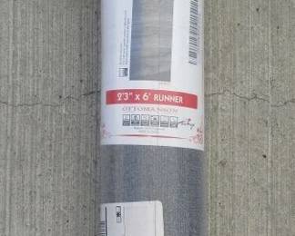 Ottohome 2.3 x 72 Grey Runner Rug