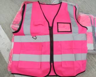 Pink Safety Reflective Vests