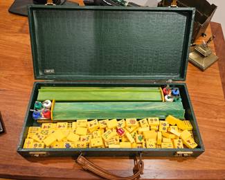Bakelite Mahjong set 