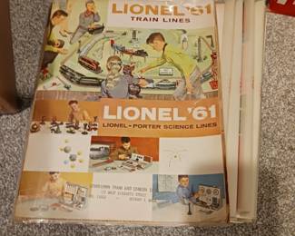 Lionel Train catalogs from the '60s and 70s