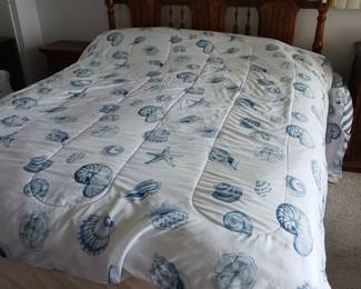 Queen size bad with mattress and frame