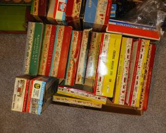 Plasticville Railroad buildings train set decorations