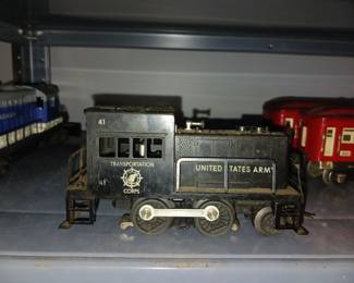 United States Army transportation Corps model train locomotive vintage