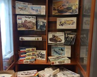 Vintage mint with box model tanks , airplanes and Automobiles