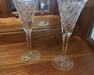 Waterford Crystal champagne goblets