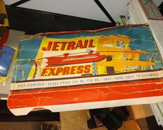 Vintage jet Rail Express toy