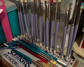 Paint Brushes & Soft Pastels

